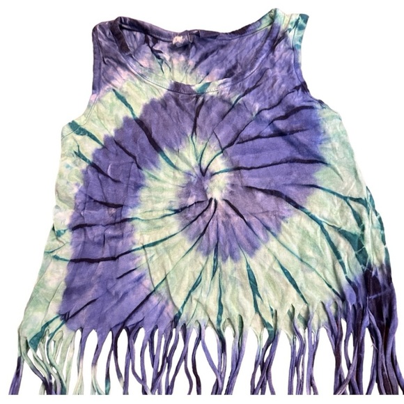 Exist Kids Tie Dye Fringe Top - Picture 3 of 8